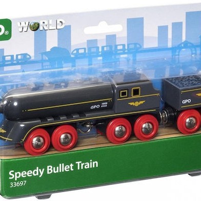 Brio Toys Speedy Bullet Train Τρενάκι από Ξύλο για 3+ Ετών