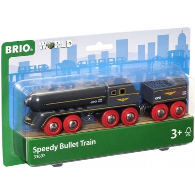Brio Toys Speedy Bullet Train Τρενάκι από Ξύλο για 3+ Ετών