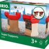 Brio Toys Super Supports Ράγες Σιδηρόδρομου