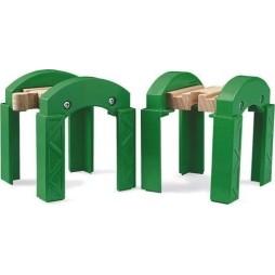 Brio Toys Stacking Track Supports Ράγες Σιδηρόδρομου από Ξύλο