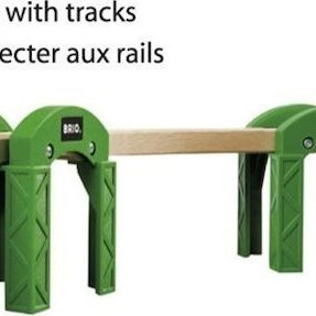 Brio Toys Stacking Track Supports Ράγες Σιδηρόδρομου από Ξύλο