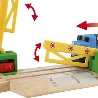 Brio Toys Action Crossing Αξεσουάρ Σιδηρόδρομου για 3+ Ετών