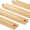 Brio Toys Long Straight Tracks Ράγες Σιδηρόδρομου από Ξύλο