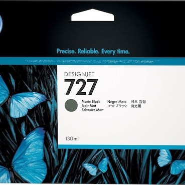 HP 727 Γνήσιο Μελάνι Εκτυπωτή InkJet Matte Μαύρο (B3P22A)