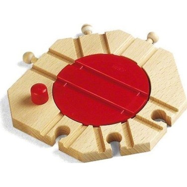 Brio Toys Mechanical Turntable Σετ με Τρενάκι από Ξύλο για 3+ Ετών