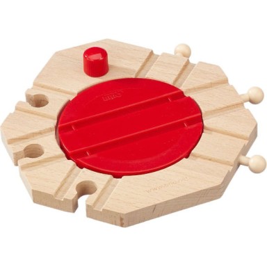 Brio Toys Mechanical Turntable Σετ με Τρενάκι από Ξύλο για 3+ Ετών