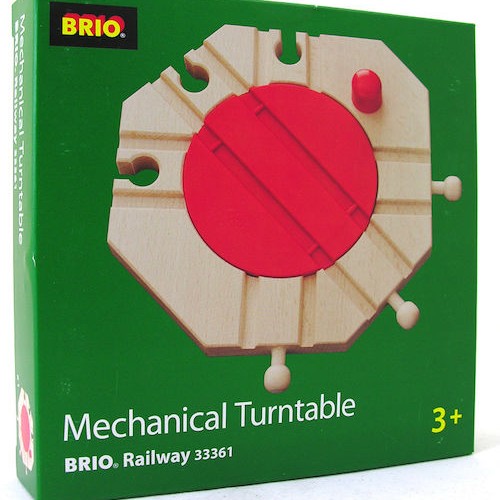 Brio Toys Mechanical Turntable Σετ με Τρενάκι από Ξύλο για 3+ Ετών