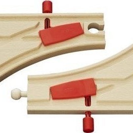 Brio Toys Mechanical Switches Ράγες Σιδηρόδρομου για 3+ Ετών