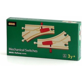 Brio Toys Mechanical Switches Ράγες Σιδηρόδρομου για 3+ Ετών