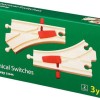 Brio Toys Mechanical Switches Ράγες Σιδηρόδρομου για 3+ Ετών