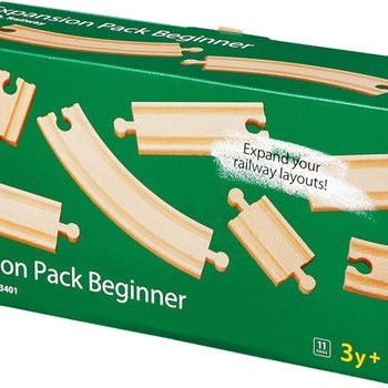 Brio Toys Expansion Pack Beginner Ράγες Σιδηρόδρομου για 3+ Ετών