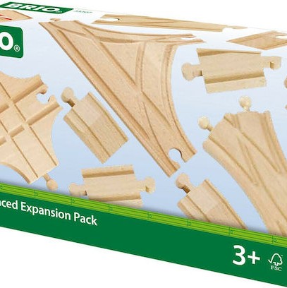 Brio Toys Advanced Expansion Pack Ράγες Σιδηρόδρομου για 3+ Ετών