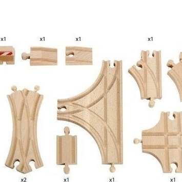 Brio Toys Advanced Expansion Pack Ράγες Σιδηρόδρομου για 3+ Ετών