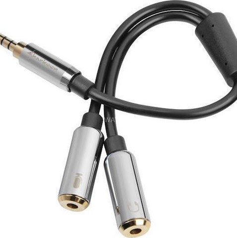 Sharkoon PMP35 Μετατροπέας 3.5mm male σε 3.5mm 2x female