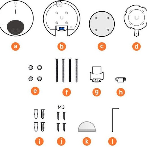 Ubiquiti UVC-G5-Dome IP Κάμερα Παρακολούθησης Full HD+ 5MP Αδιάβροχη με Αμφίδρομη Επικοινωνία