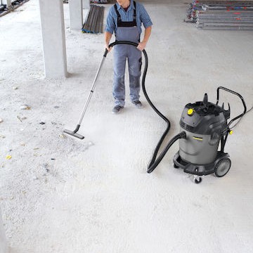 Karcher NT 65/2 Tact² Σκούπα Υγρών / Στερεών 2760W με Πλαστικό Κάδο 65lt
