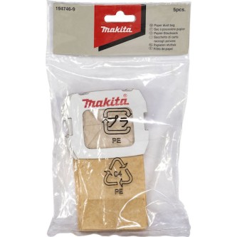 Makita Σακούλες Σκούπας 5τμχ Συμβατή με Σκούπα Makita