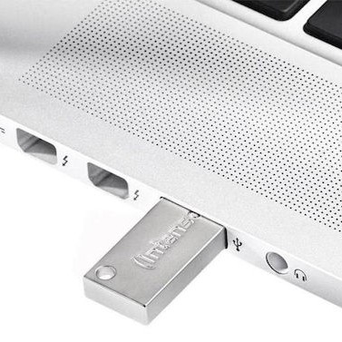 Intenso Premium Line 64GB USB 3.0 Stick Ασημί
