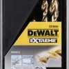 Dewalt Extreme Σετ 6 Τρυπάνια HSS με Κυλινδρικό Στέλεχος για Μέταλλο