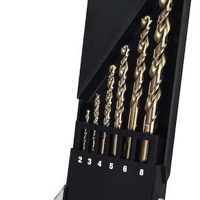 Dewalt Extreme Σετ 6 Τρυπάνια HSS με Κυλινδρικό Στέλεχος για Μέταλλο