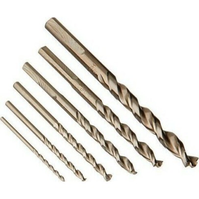 Dewalt Extreme Σετ 6 Τρυπάνια HSS με Κυλινδρικό Στέλεχος για Μέταλλο