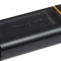 Kingston DataTraveler Exodia 128GB USB 3.2 Stick Μαύρο
