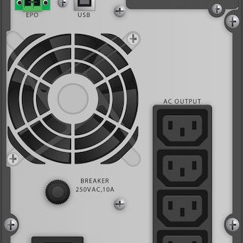 Powerwalker VFI 1000 TG UPS On-Line 1000VA 900W με 4 IEC Πρίζες