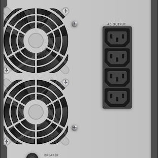 Powerwalker VFI 2000 TG UPS On-Line 2000VA 1800W με 4 IEC Πρίζες
