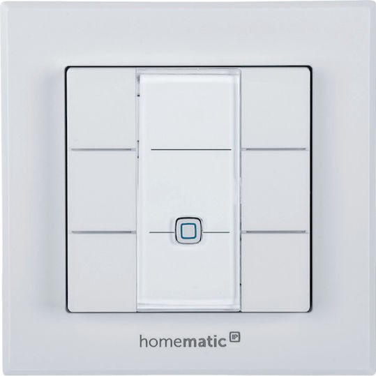 HomeMatic HMIP-WRC6 Smart Ενδιάμεσος Διακόπτης Wi-Fi σε Λευκό Χρώμα