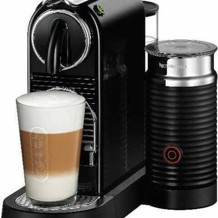 De'Longhi Citiz & Milk Καφετιέρα για Κάψουλες Nespresso Πίεσης 19bar με Αφρογαλιέρα Black