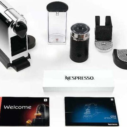 De'Longhi Citiz & Milk Καφετιέρα για Κάψουλες Nespresso Πίεσης 19bar με Αφρογαλιέρα Black