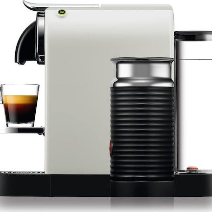 De'Longhi Citiz & Milk Καφετιέρα για Κάψουλες Nespresso Πίεσης 19bar με Αφρογαλιέρα White