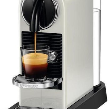 De'Longhi Citiz & Milk Καφετιέρα για Κάψουλες Nespresso Πίεσης 19bar με Αφρογαλιέρα White