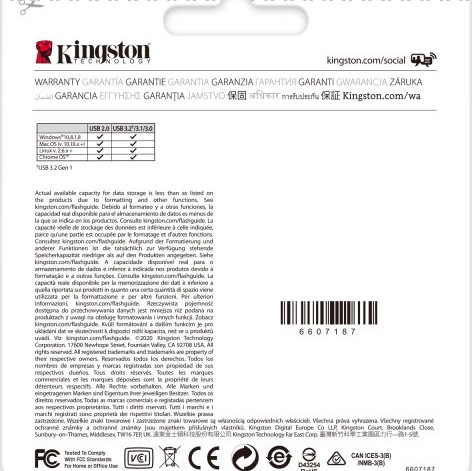 Kingston DataTraveler Exodia 256GB USB 3.2 Stick Μαύρο