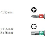Wera Σετ 12 Μύτες Κατσαβιδιού Bit-Check 12 BiTorsion 1