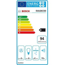 Bosch Ελεύθερος Απορροφητήρας 60cm Inox