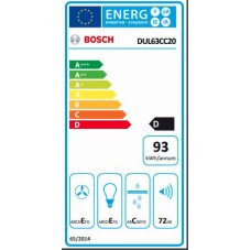Bosch Ελεύθερος Απορροφητήρας 60cm Λευκός