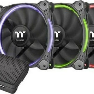 Thermaltake Riing 14 RGB Radiator Fan TT Premium Case Fan 140mm με Σύνδεση 4-Pin PWM