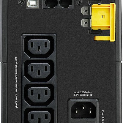 APC Back-UPS 750VA AVR (IEC) Line-Interactive 410W με 4 IEC Πρίζες