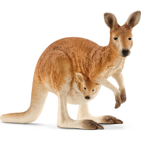 Schleich-S Παιχνίδι Μινιατούρα Wild Life Kangaroo για 3+ Ετών