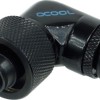 Alphacool 16/10 compression fitting 90° revolvable ' Deep Black
