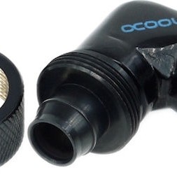 Alphacool 16/10 compression fitting 90° revolvable ' Deep Black