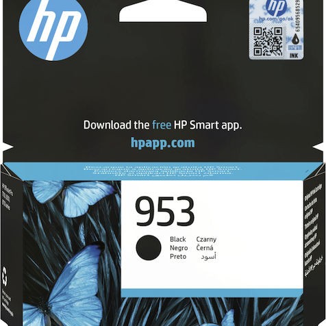 HP 953 Γνήσιο Μελάνι Εκτυπωτή InkJet Μαύρο (L0S58AE)
