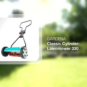 Gardena 330 Classic Μηχανή Γκαζόν Χειρός