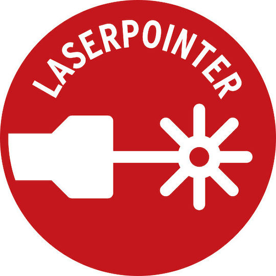 Brennenstuhl Φακός LED IP20 με Μέγιστη Φωτεινότητα 45lm Eco-LED Laser Light 8xLED