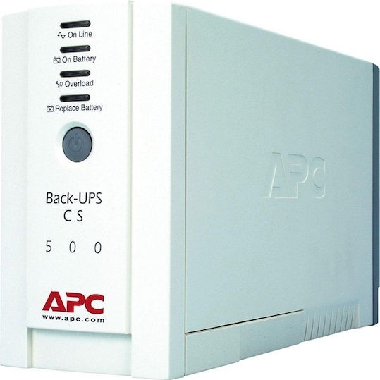 APC Back-UPS BK500EI Off-Line 500VA 300W με 3 IEC Πρίζες