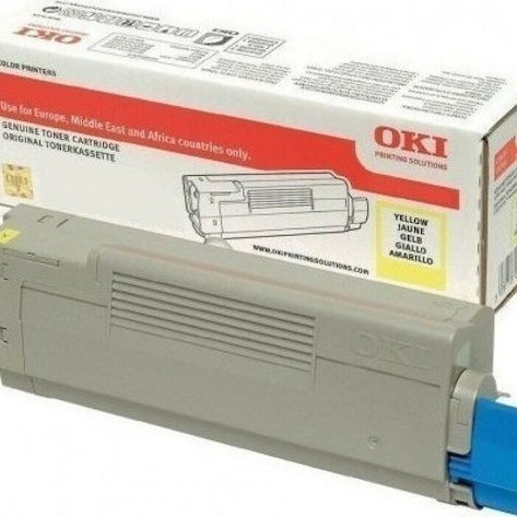 OKI 46508713 Γνήσιο Toner Laser Εκτυπωτή Κίτρινο 1500 Σελίδων