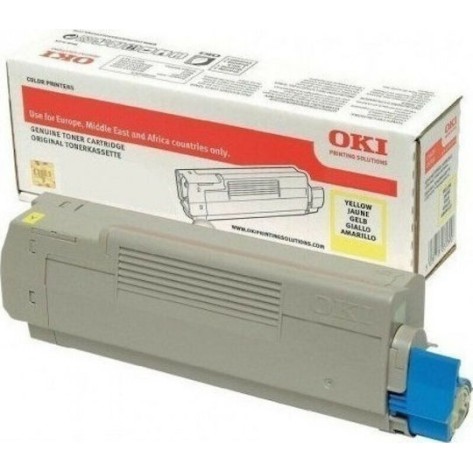 OKI 46508713 Γνήσιο Toner Laser Εκτυπωτή Κίτρινο 1500 Σελίδων