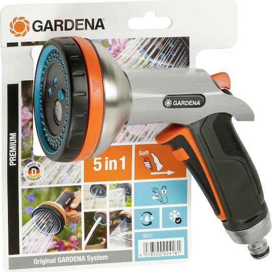 Gardena Πιστόλι Νερού Πολλαπλών Επιλογών Premium 18317-20