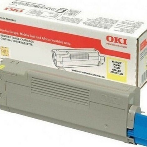 OKI 46471101 Γνήσιο Toner Laser Εκτυπωτή Κίτρινο 7000 Σελίδων